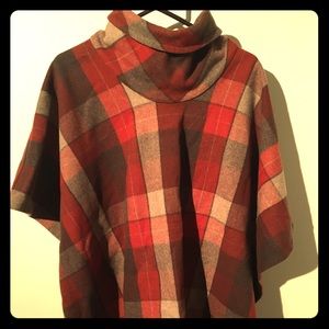 Pendleton 100% Wool Poncho Cape